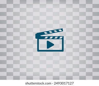 Vector icon on a gray background with a gradient.
