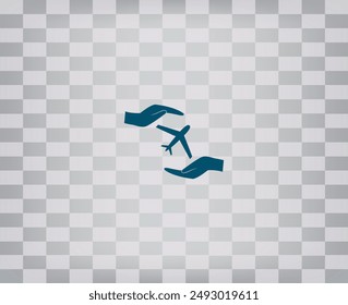 Vector icon on a gray background with a gradient.