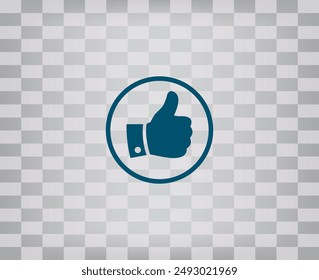 Vector icon on a gray background with a gradient.