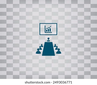 Vector icon on a gray background with a gradient.