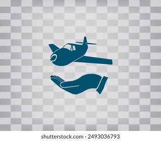 Vector icon on a gray background with a gradient.