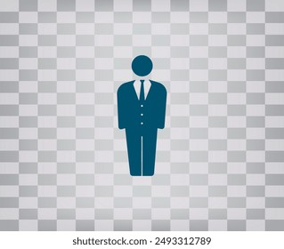 Vector icon on a gray background with a gradient.