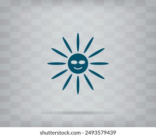 vector icon on gray background with gradient