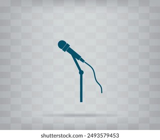 vector icon on gray background with gradient