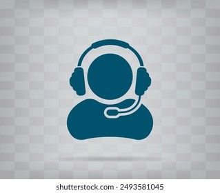 Icono de Vector sobre fondo gris con degradado