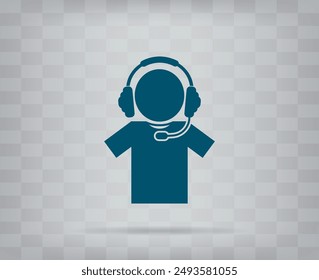 vector icon on gray background with gradient