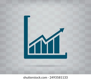 vector icon on gray background with gradient