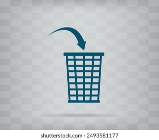 vector icon on gray background with gradient