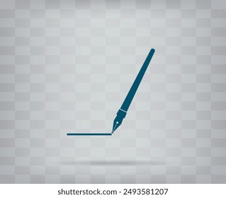 vector icon on gray background with gradient