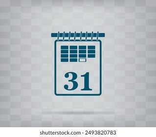 Vector icon on gray background