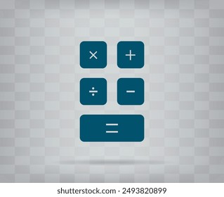 Vector icon on gray background