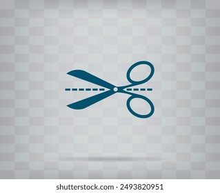 Vector icon on gray background