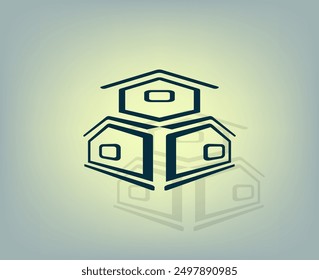Vector icon on a gray background