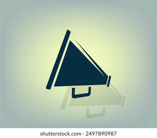 Vektorsymbol auf grauem Hintergrund