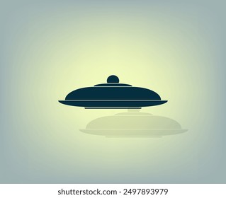 Vector icon on a gray background