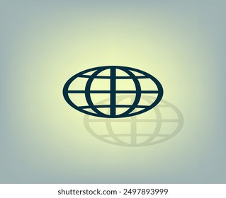 Vector icon on a gray background