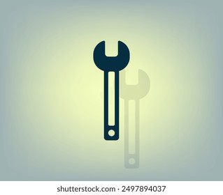 Vector icon on a gray background