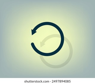 Vector icon on a gray background