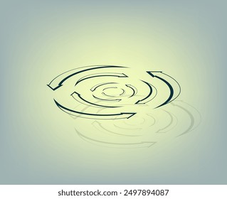 Vector icon on a gray background