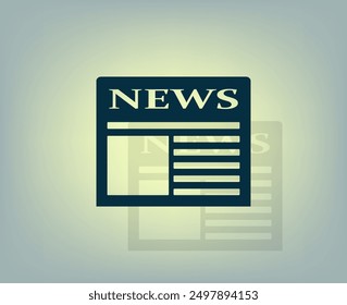 Vector icon on a gray background