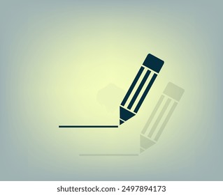 Vector icon on a gray background