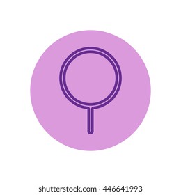 Vector icon  on the topic office  on  circle search