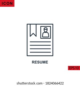 vector icon on white background. Illustration line icon for graphic, print media interfaces and web design.