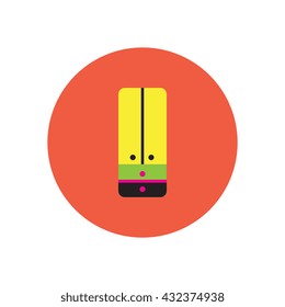 Vector icon on the white backgrounds in circles  cupboard