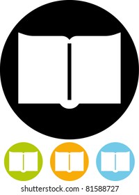 Vector icon – Open Book