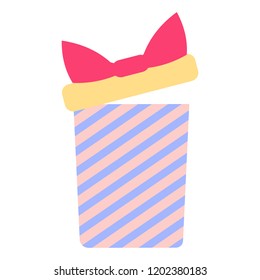 vector. icon of the open gift box.