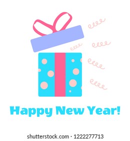 vector. icon of the open gift box.