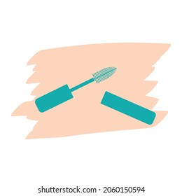 vector icon with open mascara