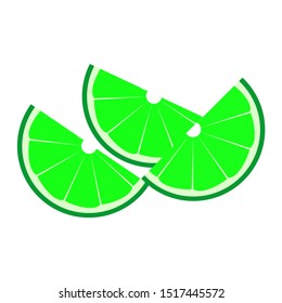 Vector icon of oranges and lemons, vegetarian tropical fruit slices of orange.