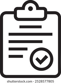 Vector Icon For Order Confirmation.