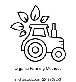 Icono de Vector para métodos de agricultura orgánica en agricultura sostenible. Destaca el crecimiento saludable de las plantas y las prácticas de enriquecimiento del suelo para sistemas agrícolas ecológicos.