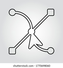 Vector icon, outline vector sign, linear style pictogram isolated on white. Symbol, logo illustration. Editable stroke. Eps10 vector illustration.