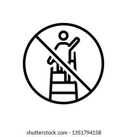 Vector icon for overreach