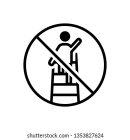 Vector icon for overreach