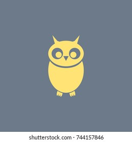 Vector icon of Owlet. Eps-10.
