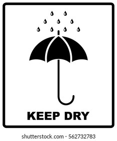 Keep Dry Symbol Images, Stock Photos & Vectors | Shutterstock