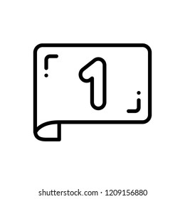 Vector icon for page number