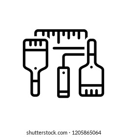 Vector icon for painting