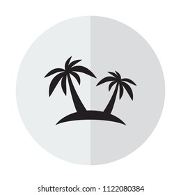 Vector icon palm tree