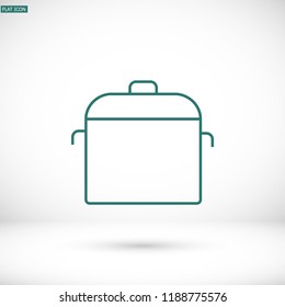 Vector icon pan 10 EPS