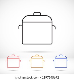 Vector icon pan 10 EPS