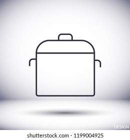 Vector icon pan 10 EPS