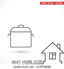 Vector icon pan 10 EPS