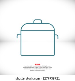 Vector icon pan 10 EPS