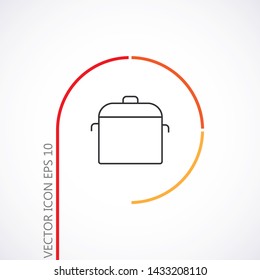 Vector icon pan 10 EPS . Lorem Ipsum Illustration design