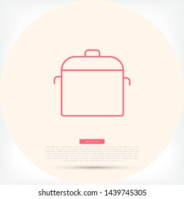 Vector icon pan 10 EPS . Lorem Ipsum Illustration design